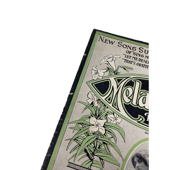 Melancholy Baby Sheet Music 1912 Geo A Norton Ernie Burnett - Picture 10 of 10